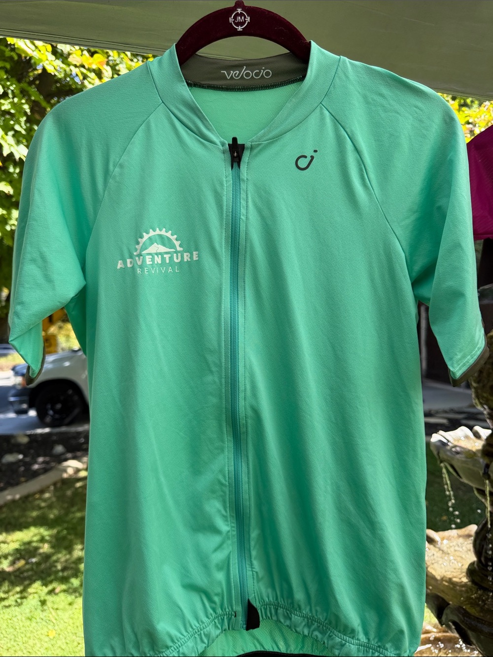 Velocio Mint Green Short Sleeve Cycling Jersey - Adventure Revival Marin